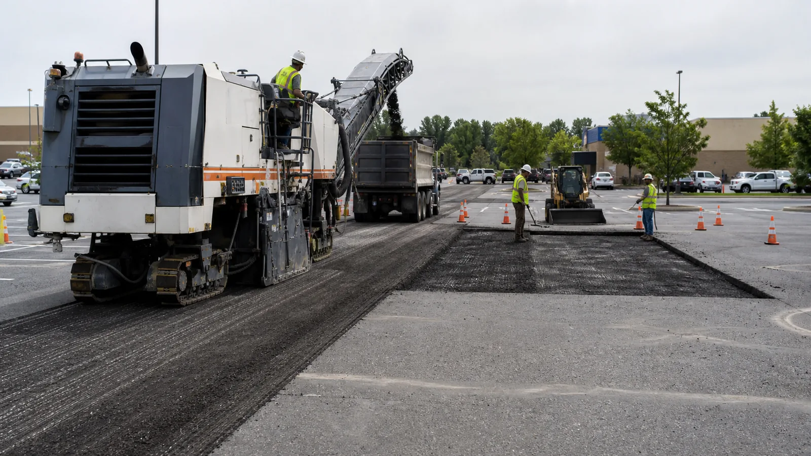 Representative asphalt grinding & milling imagery